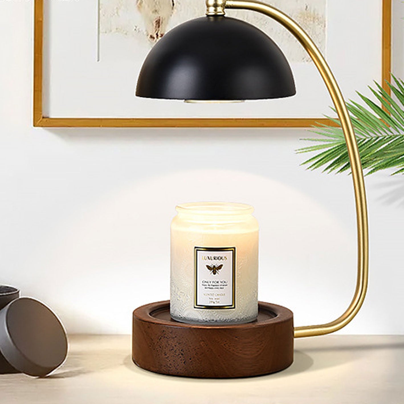 Japanese Creative Timing Dimming 1-Light Melting Wax Table Lamp Lumendat