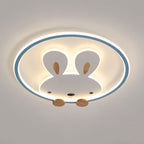 Lumendat Childlike Creative Cartoon Rabbit Design LED Flush Mount Light Lumendat
