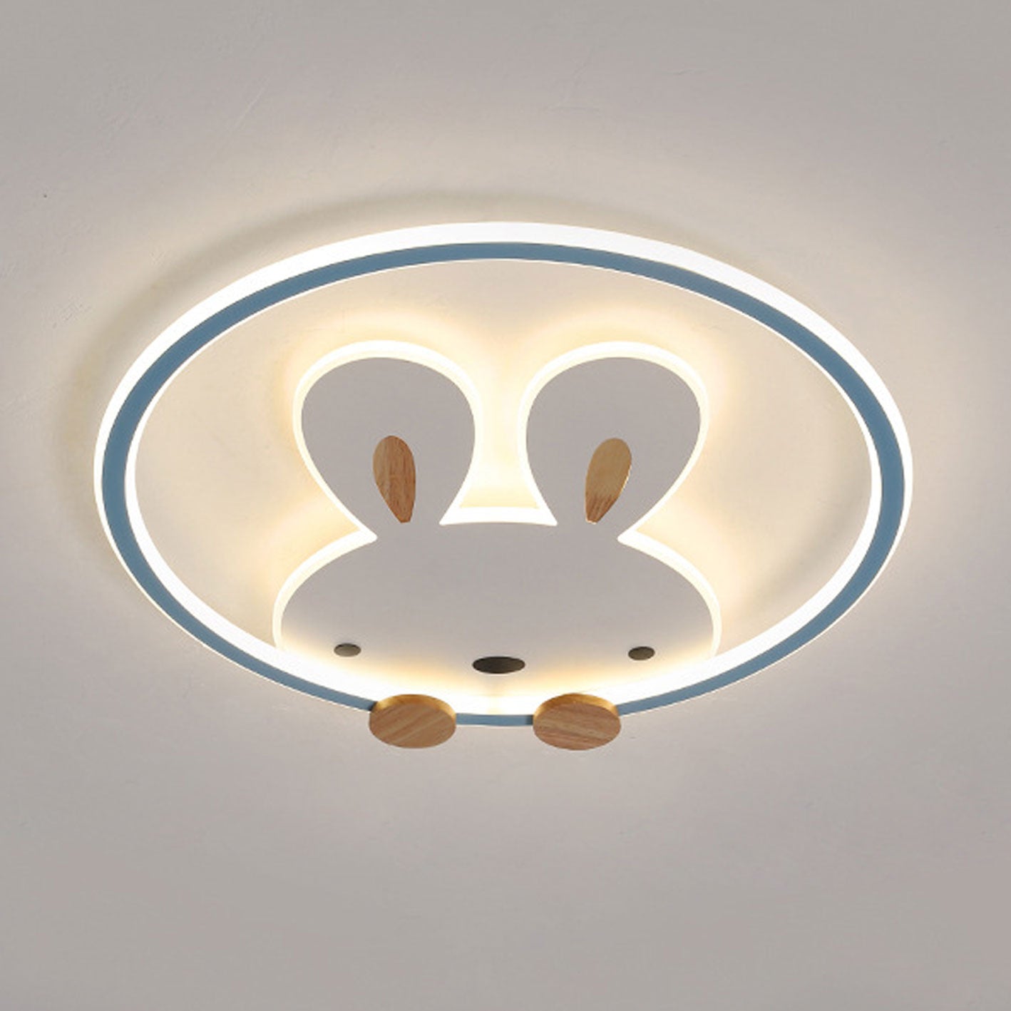 Lumendat Childlike Creative Cartoon Rabbit Design LED Flush Mount Light Lumendat