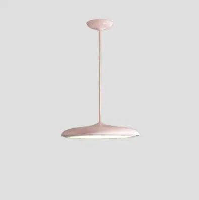 Nordic Macaron Flying Saucer Metal LED Pendant Light Lumendat