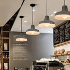 Industrial Minimalist Grey Shade 1-light Cement Pendant Light Lumendat
