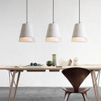 Industrial Minimalist Grey Shade 1-light Cement Pendant Light Lumendat