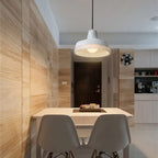 Industrial Minimalist Grey Shade 1-light Cement Pendant Light Lumendat