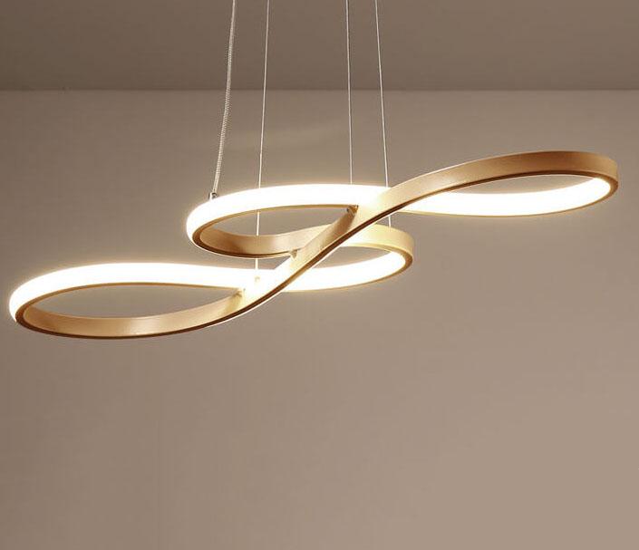 Modern Double-sided Twist 1-light LED Chandeliers