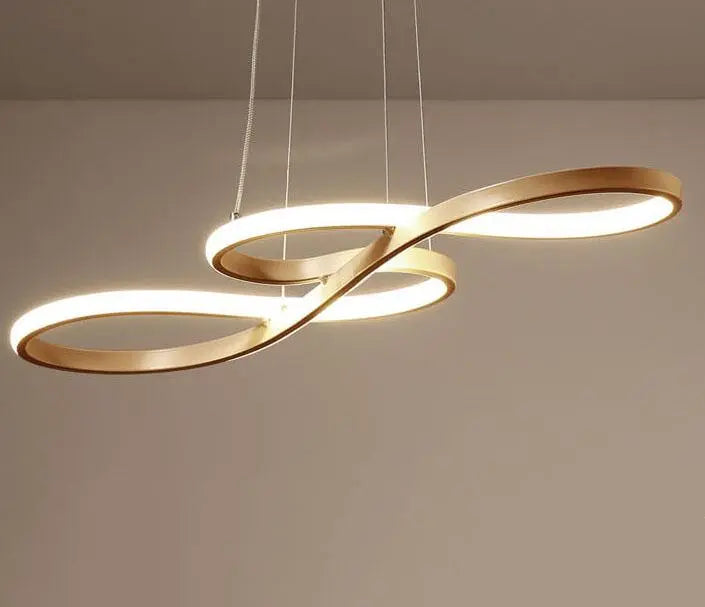 Modern Double-sided Twist 1-light LED Chandeliers Lumendat
