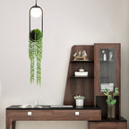 Glass Ball 1-light Plant Hanging Pendant Light BulbSquare