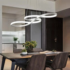 Modern Double-sided Twist 1-light LED Chandeliers Lumendat