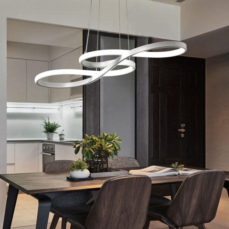 Modern Double-sided Twist 1-light LED Chandeliers