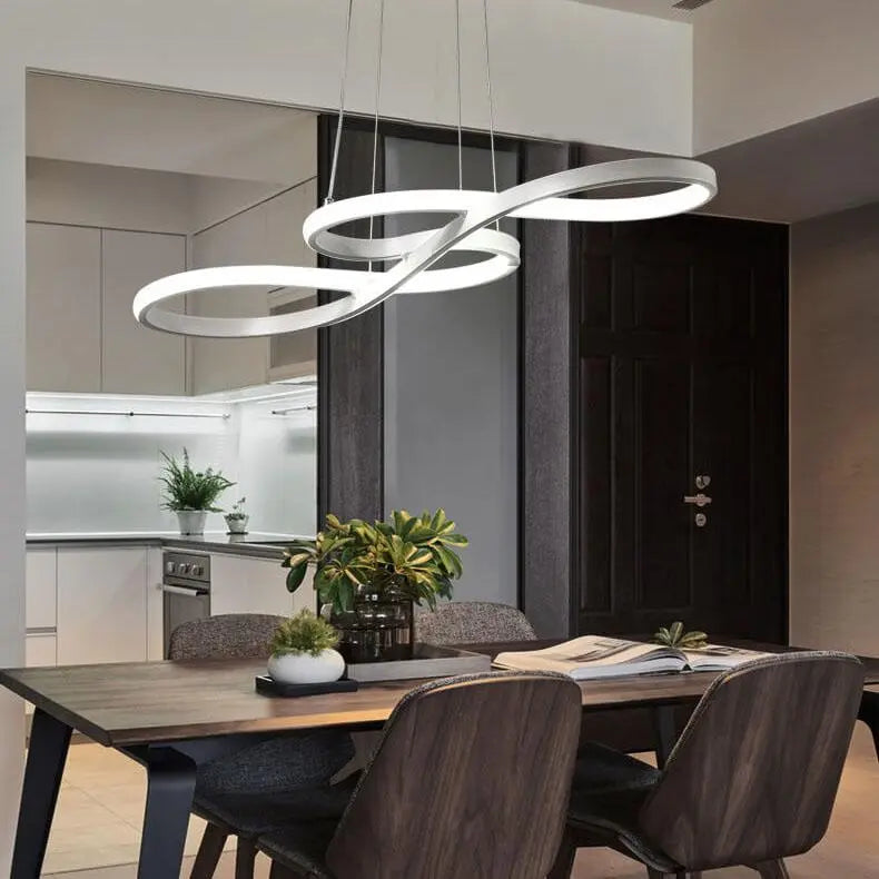 Modern Double-sided Twist 1-light LED Chandeliers Lumendat
