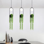Glass Ball 1-light Plant Hanging Pendant Light BulbSquare