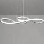 Modern Double-sided Twist 1-light LED Chandeliers Lumendat