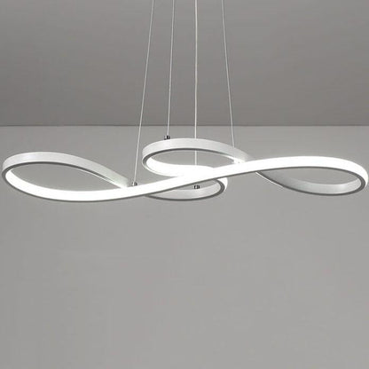 Modern Double-sided Twist 1-light LED Chandeliers