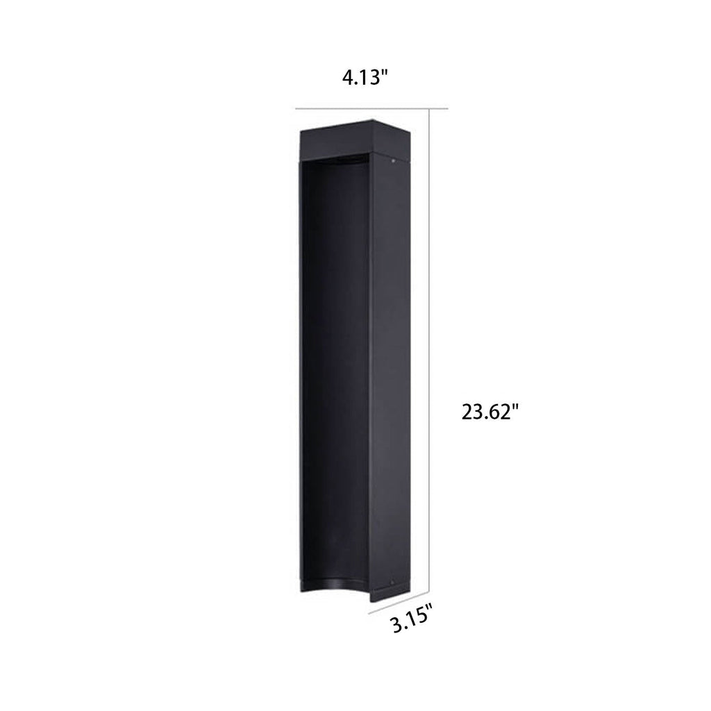 Simple Square Lawn Light Aluminum LED Outdoor Garden Path Lamp Lumendat