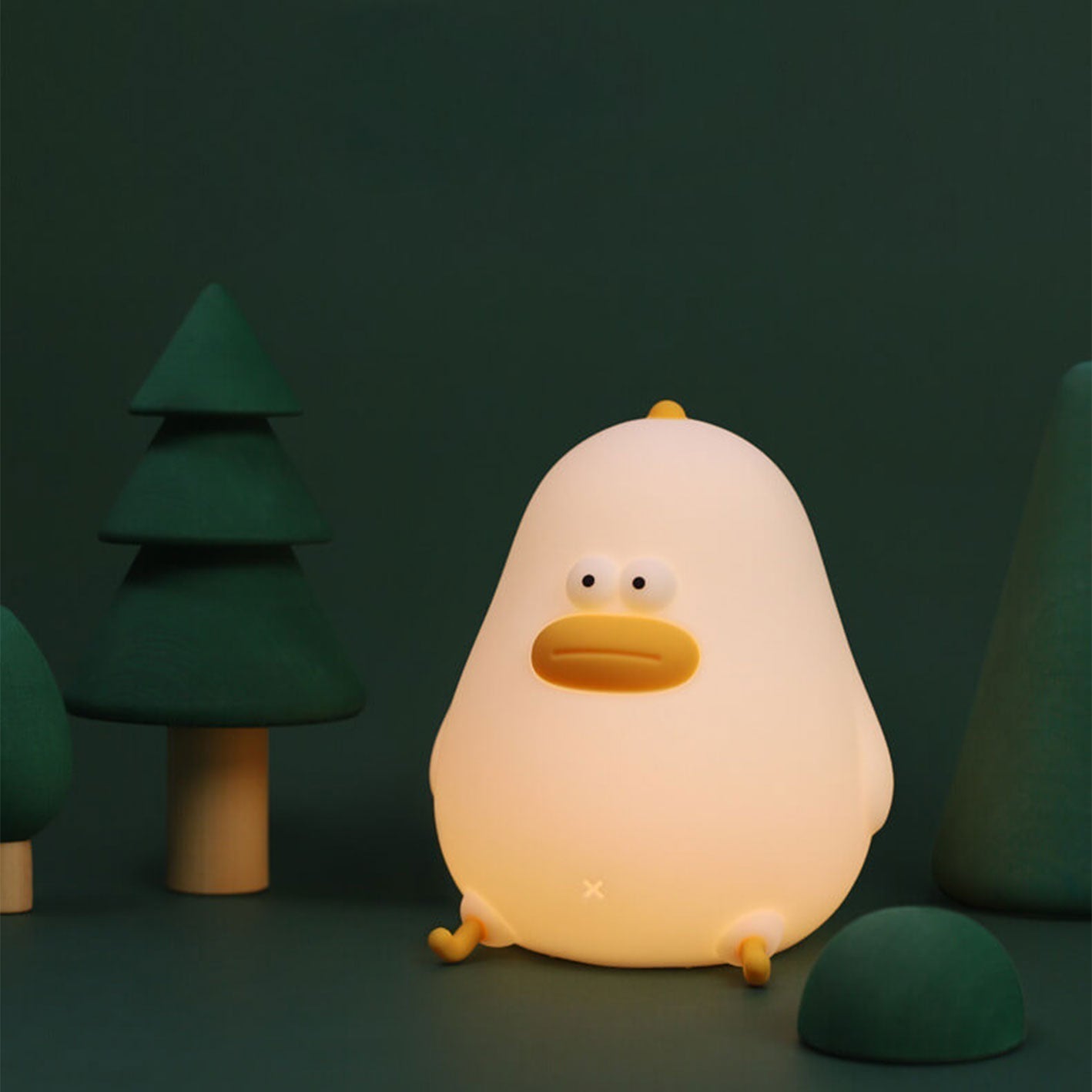 Cartoon LED Silicone Chick Night Light USB Table Lamp Lumendat