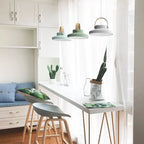 Nordic Macaron Ring Dome 1-light LED Pendant Light BulbSquare