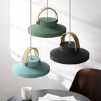 Nordic Macaron Ring Dome 1-light LED Pendant Light BulbSquare
