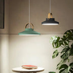 Nordic Macaron Ring Dome 1-light LED Pendant Light BulbSquare
