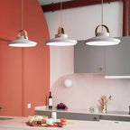 Nordic Macaron Ring Dome 1-light LED Pendant Light BulbSquare