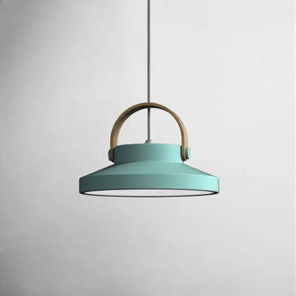 Nordic Macaron Ring Dome 1-light LED Pendant Light BulbSquare