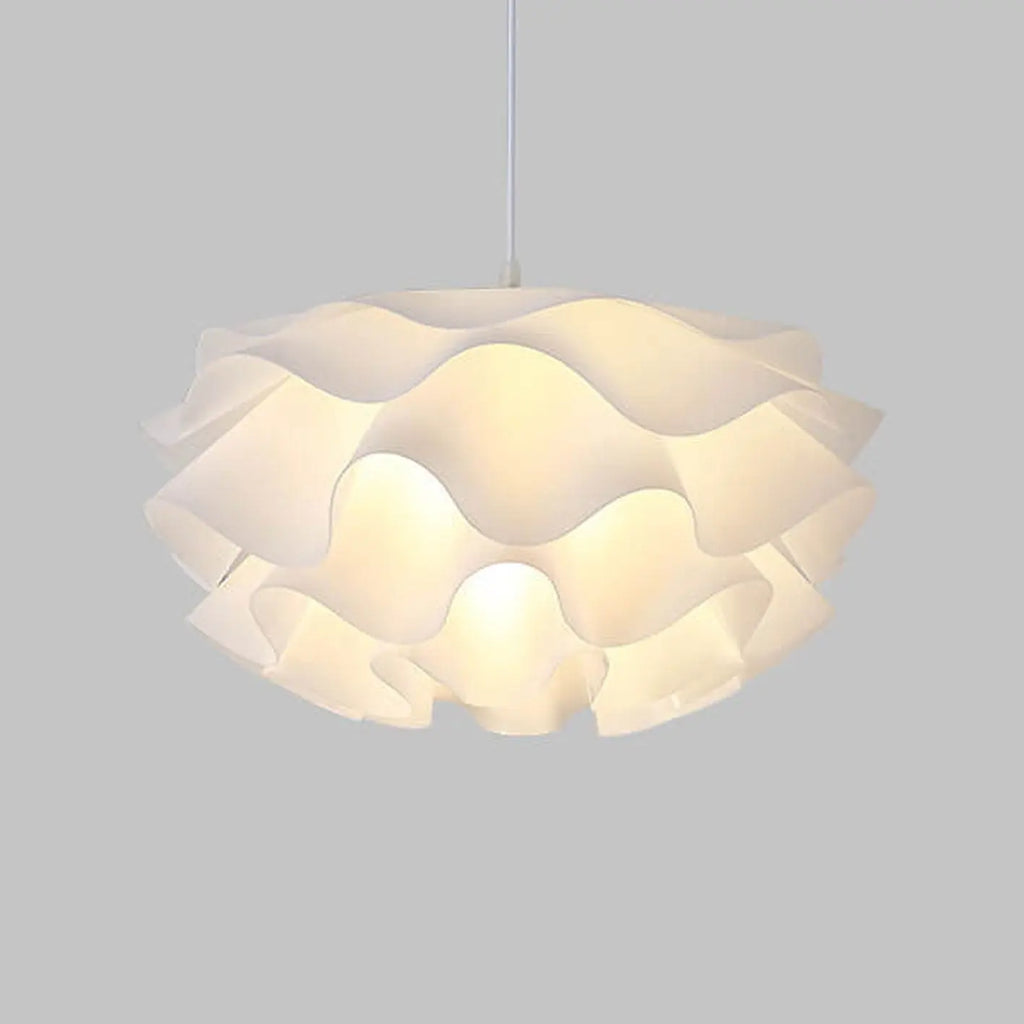 Modern Minimalist Iron Acrylic Floral Petal 1-light Pendant Light for Living Room modern luxury lighting fixture