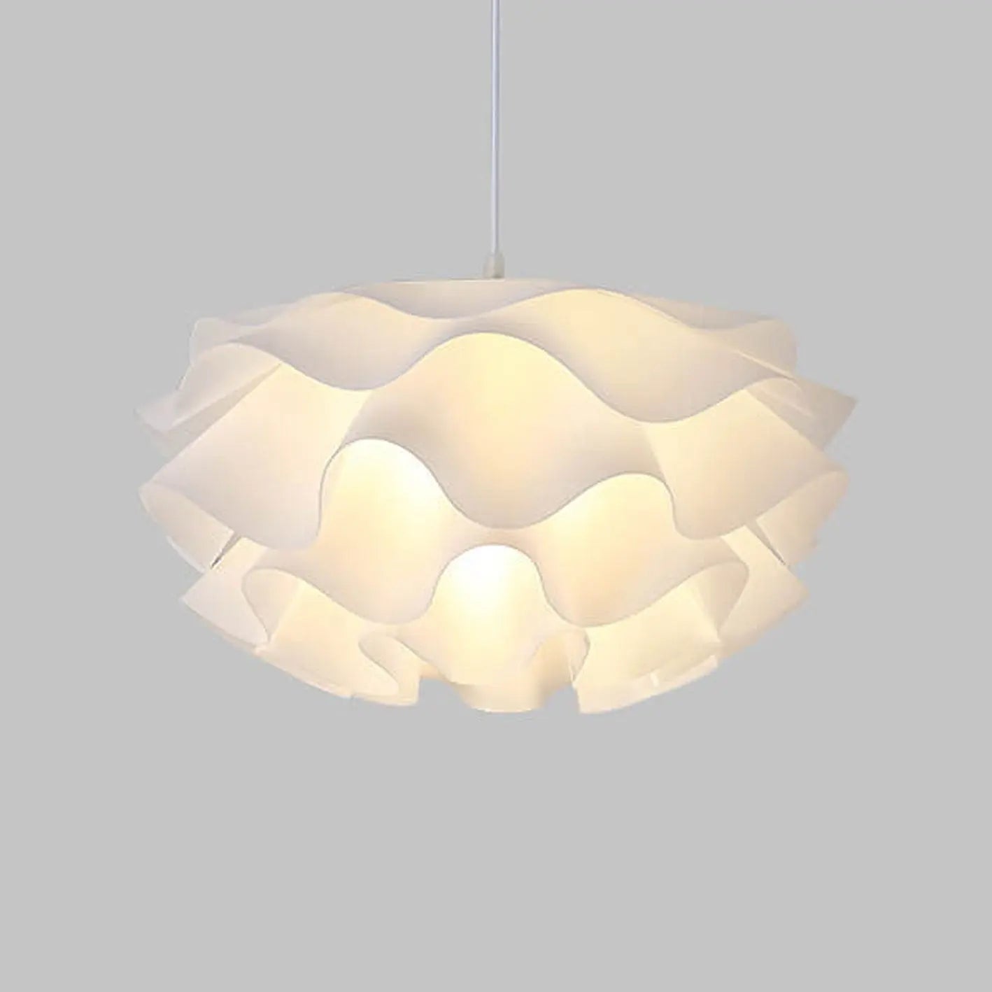 Modern Minimalist Iron Acrylic Floral Petal 1-light Pendant Light for Living Room modern luxury lighting fixture