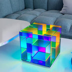 Nordic Creative Stereo Rubik's Cube LED Night Light Touch Switch Table Lamp Lumendat