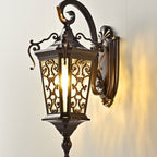 European Palace Outdoor Waterproof 1-Light Wall Sconce Lamp