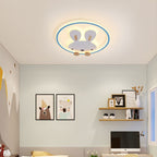 Lumendat Childlike Creative Cartoon Rabbit Design LED Flush Mount Light Lumendat