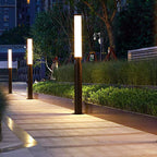 Modern Acrylic Waterproof Creative Lipstick Design LED Outdoor Lawn Floor Lamp Lumendat