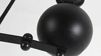 Industrial Glass Lampshade Retro Pulley 1-light Pendant Light BulbSquare