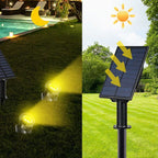 Solar Waterproof RGB Lawn Decoration LED Spotlight Landscape Light Lumendat