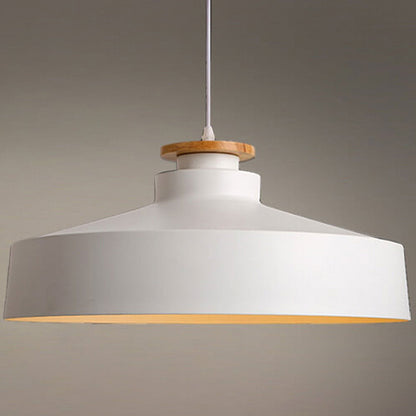 Nordic Industrial Iron Pot Lid Design 1-Light Pendant Light
