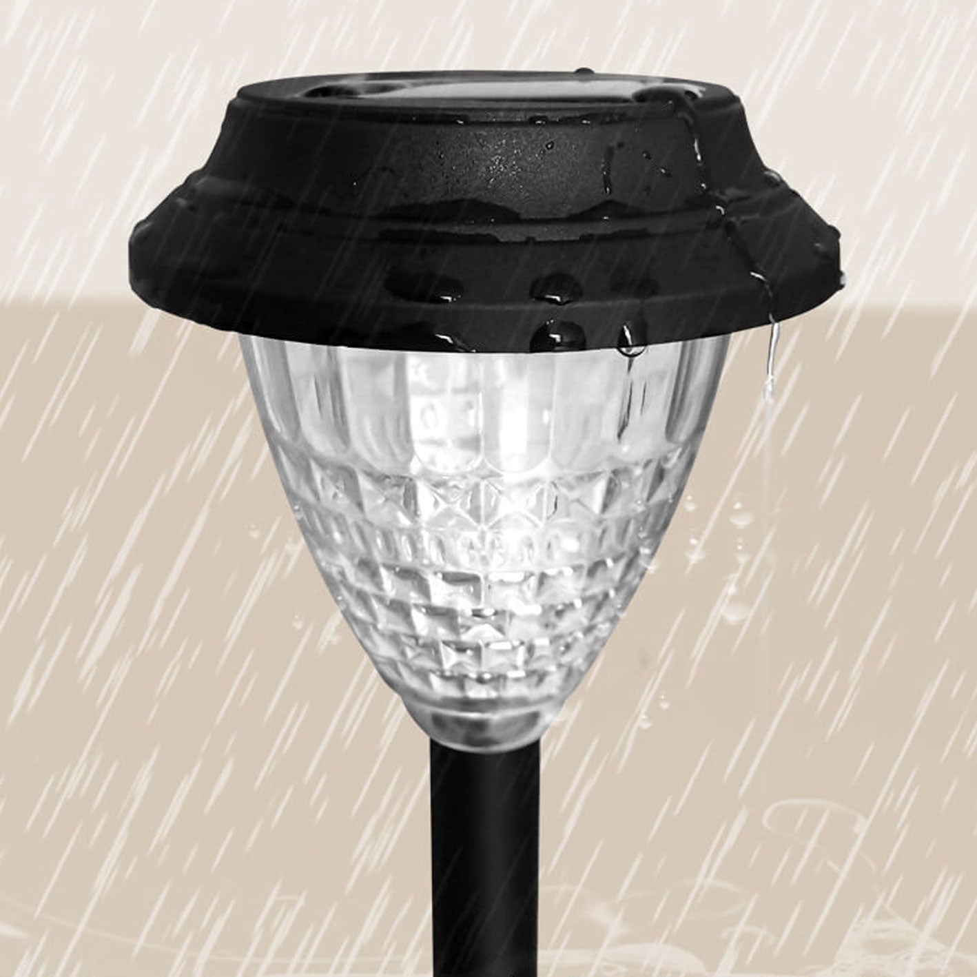 Solar Waterproof Circular Divergent Light Shadow Design LED Outdoor Garden Decorative Light Lumendat