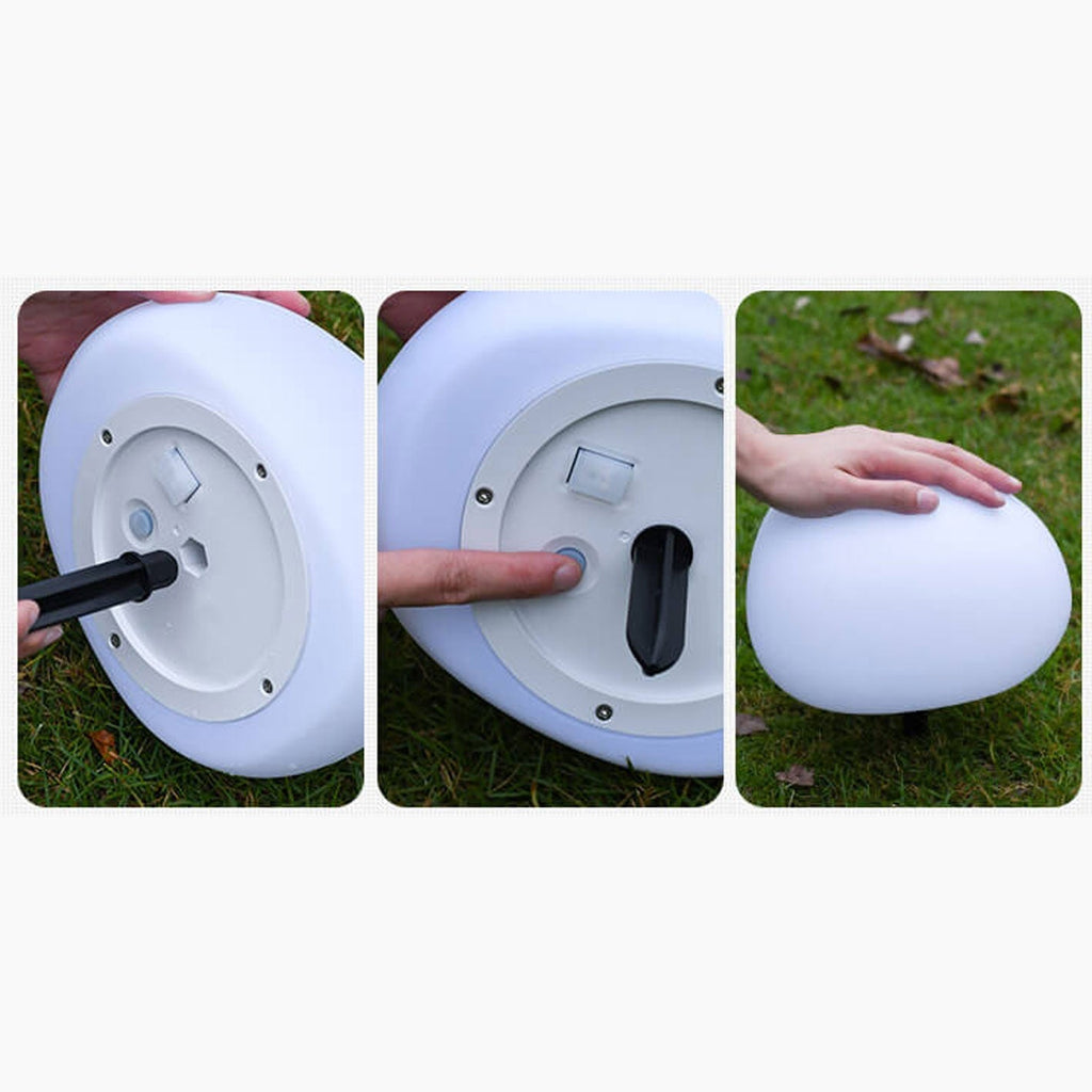 Solar Waterproof PE Spherical LED Outdoor Decorative Lawn Light Lumendat