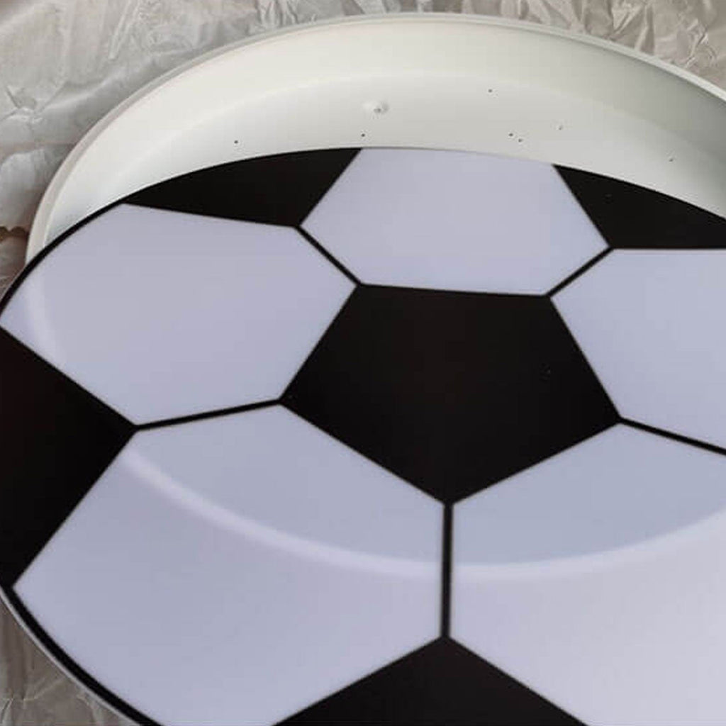 Cartoon Creative Round Football LED Kids Flush Mount Ceiling Light Lumendat
