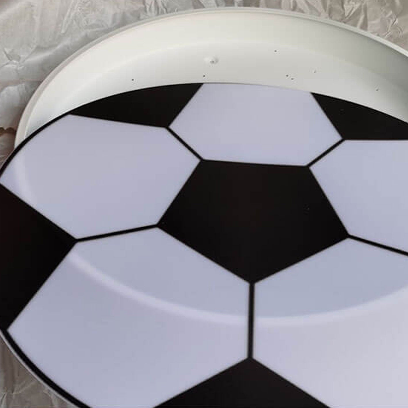 Cartoon Creative Round Football LED Kids Flush Mount Ceiling Light Lumendat
