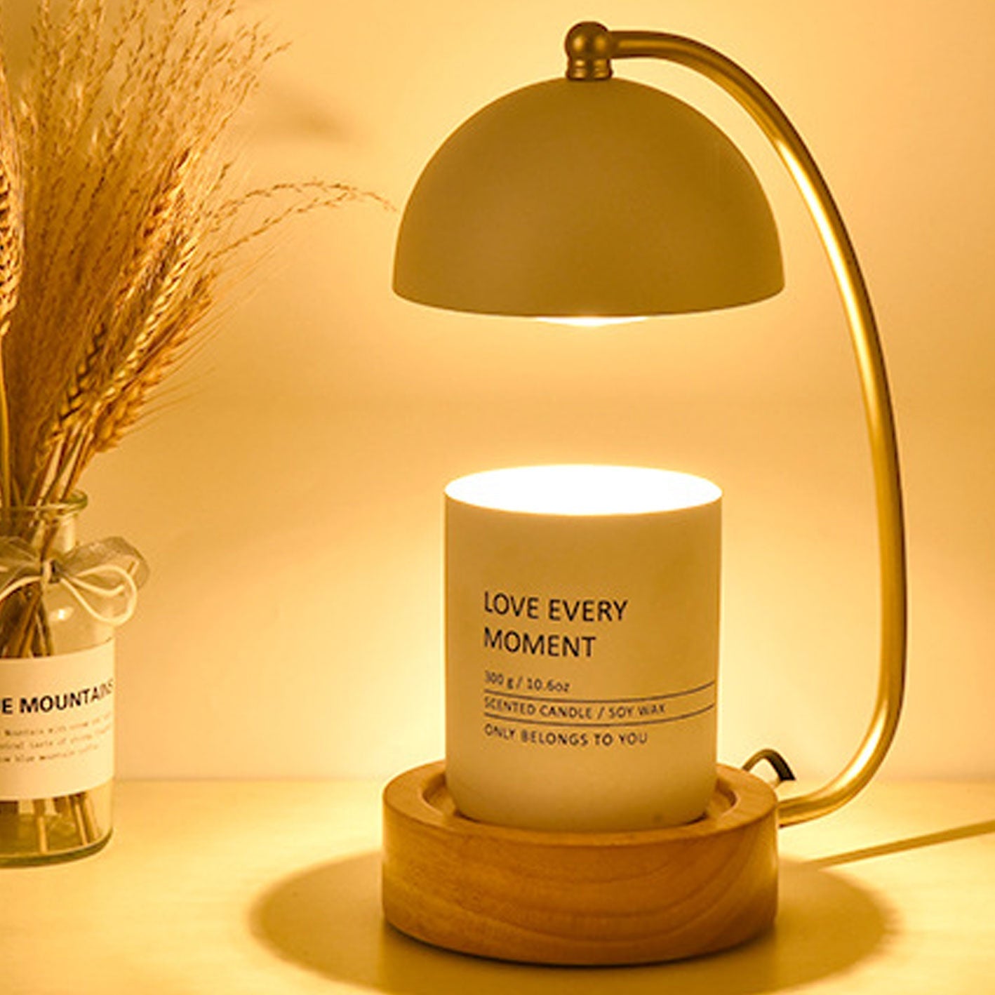 Japanese Creative Timing Dimming 1-Light Melting Wax Table Lamp Lumendat
