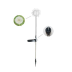 Solar Dandelion Aluminum Wire Globe Light LED Outdoor Waterproof Luminous Garden Insert Ground Landscape Light Lumendat
