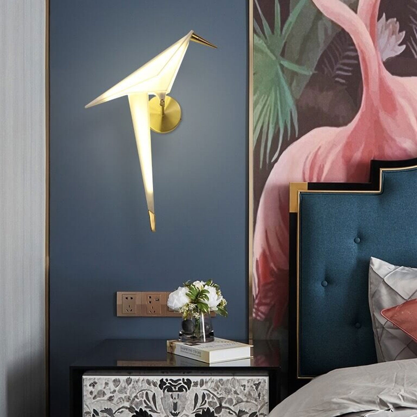 Modern Creative Thousand Paper Cranes LED Wall Sconce Lamp Lumendat