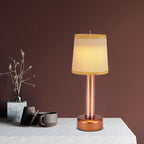Vintage Linen Iron LED Rechargeable Table Lamp Lumendat