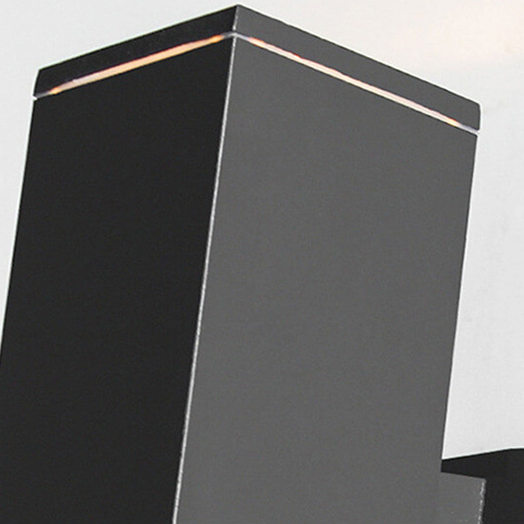 Modern Minimalist Square Column LED Luminous Outdoor Waterproof Wall Sconce Lamp Lumendat