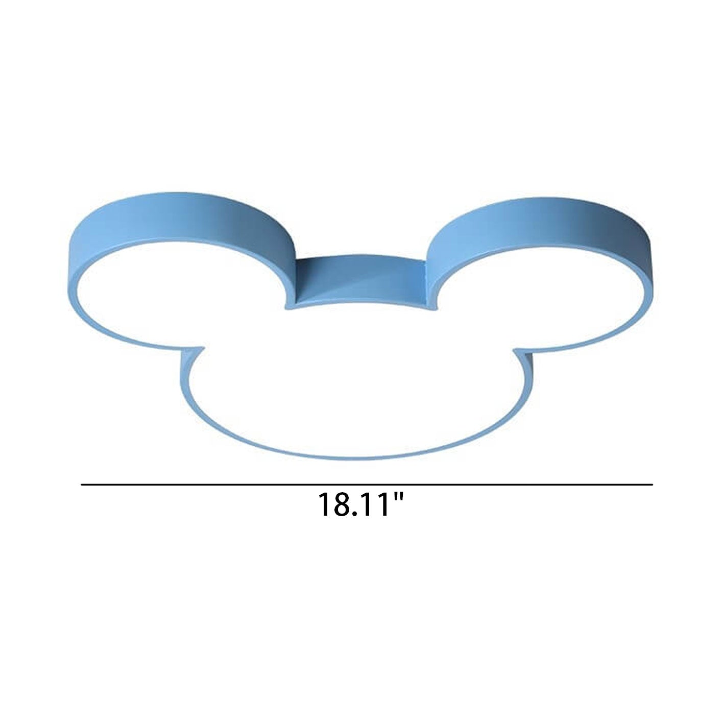 Mouse Cartoon Slim LED Flush Mount Ceiling Light Lumendat
