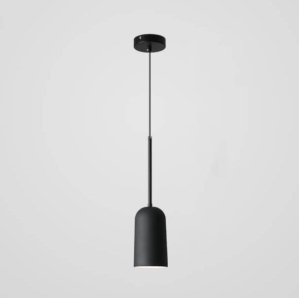 Modern Minimalist Macaron Geometric Metal 1-light Pendant Light BulbSquare