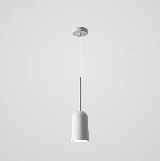Modern Minimalist Macaron Geometric Metal 1-light Pendant Light BulbSquare