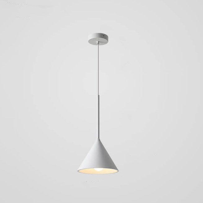 Modern Minimalist Macaron Geometric Metal 1-light Pendant Light BulbSquare