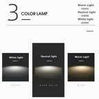 Modern Minimalist LED Linear Chandelier – Black & White, Adjustable Length Lumendat