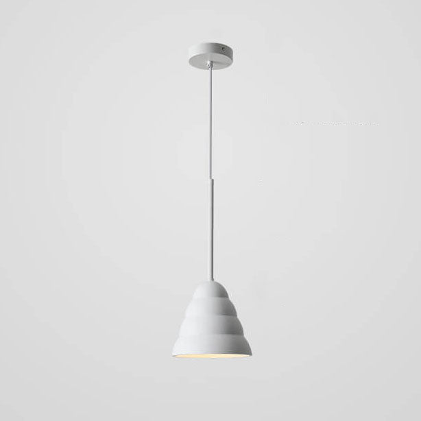 Modern Minimalist Macaron Geometric Metal 1-light Pendant Light BulbSquare