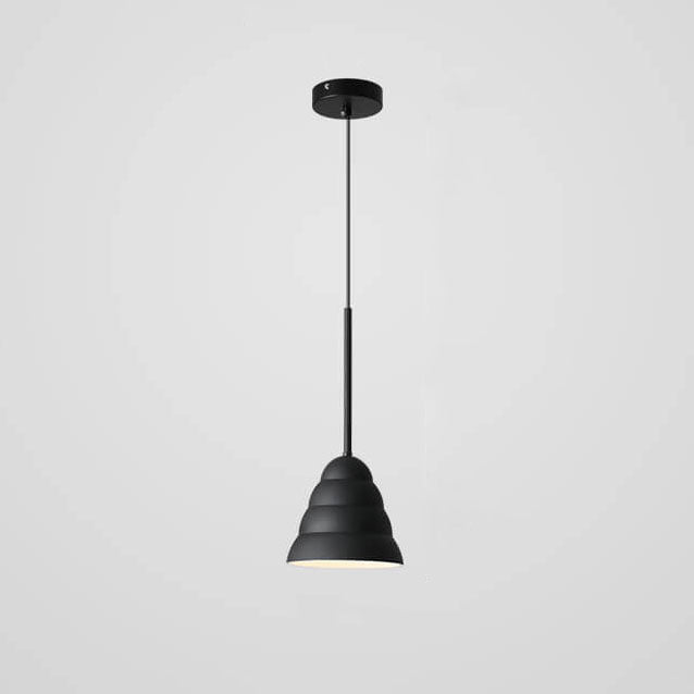 Modern Minimalist Macaron Geometric Metal 1-light Pendant Light BulbSquare