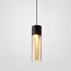 Modern Ribbed Glass 1 -light Pendant Light Lumendat