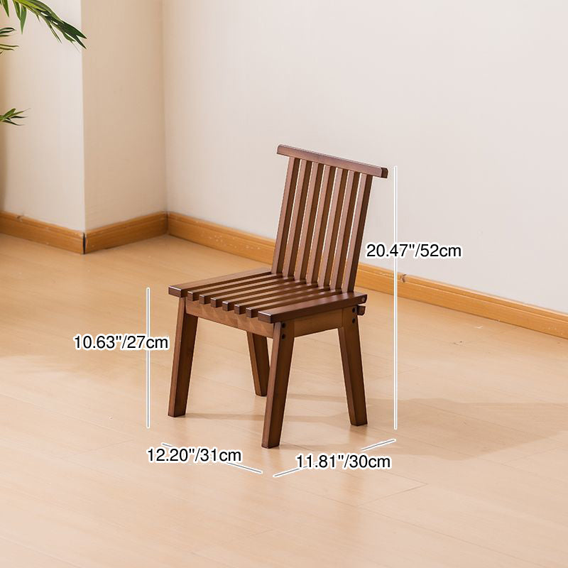Lumendat Traditional Japanese Bamboo Slatted Folding Dining Chair 1/2-Seat With Backrest For Dining Room Lumendat